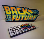 Back to the Future Light Box Sign | 3D Printed LED Display with Remote