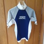 Mens GUL Titanium Rash Vest Short Sleeve Wetsuit Surf Swim UV Shield Size M