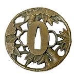 Tsuba, sword fitting for iaito, Katana, Shinken, japanese sword bamb New 22