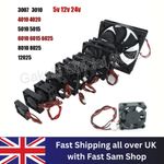 DC Cooling Fan 5V 12V 24V Mini Silent Brushless Fans 40/50/60/70/80/90/120mm