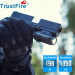 1350 Lumen Tactical Rechargeable Pistol Light LED Flashlight for Glock Picatinny