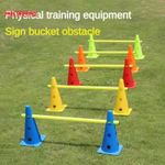 Pet Agility Training Hurdle Cone Set Agility Poles Dog Speed Training Equipment