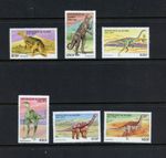 D545 Guinea  1997    dinosaurs  6v.  MNH    