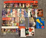 Manchester United Complete Treble Year Mint Progreammes + Extras