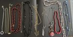 Huge Statement Necklace Lot Vintage Modern Bohemian Celestial Goth Romantic 13pc