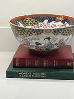 Large Vintage Japanese Porcelain Bowl With Maker’s Mark