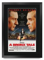 A Bronx Tale Movie Poster Cast Signed Printed Autograph A3 Framed Memorabilia