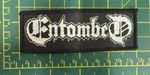 Entombed Standard Logo Woven Sew On Patch Officially Licensed