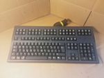 VINTAGE DELVIN GROUP P/N: F1-KMX-144-051 KEYBOARD, PS2 , UK MADE , *TESTED*