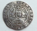 A866 - Edward III Silver Hammered Groat. 1354-55 Class E, Fourth Coinage