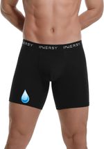 INNERSY Washable Incontinence Pants for Men Cotton Boxers Shorts Leakproof Unde