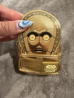 Loungefly Disney Star Wars C-3PO Backpack Bag Charm/Keychain - C-3PO NEW
