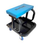 Blue Spot Tools Mechanic Creeper Stool Seat & Storage Tray 150kg Capacity
