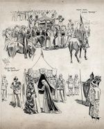 Alexander Stuart Boyd (1854-1930) Pen & Ink Drawing Lalla-Rookh - The Talisman