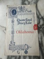 Theatre Royal, Drury Lane, "Oklahoma!" Programme By Rodgers & Hammerstein, 1948