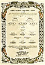 Laois All-Ireland Minor Football Champions 1997: GAA Print