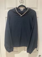 Ashworth Women’s Golf Windbreaker Navy & Beige Size Medium