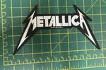 METALLICA CUT OUT LOGO PRINTED SEW ON PACKED PATCH OFFICIALLY LICENSED