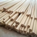 Archery Wooden Arrow Shafts Indonesian White Wood 8-9mm Shafts Hunting Target 