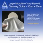 Large Microfibre Vinyl Record Cleaning Cloths - 30cm X 30cm