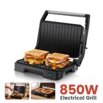 SUPERLEX 850W Closed Panini Press Sandwich Maker Toaster or Open Health Grill UK
