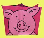 M&S Percy Pig Large Reusable AntiBacterial Shopping Bag With Dual Handles NEW