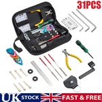 31PCS Guitar Care Cleaning Repair Tool Kit Luthier Setup Maintenance Tools
