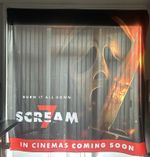 Scream 7 Original UK Cinema Promotional 2026 Fabric Movie Poster 2m X 2m Horror