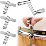 4 Pcs Adjustable Drum Key Adjusting Remove Replace the Drum for Most Drums Drum