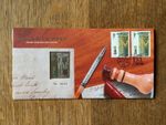 Royal Mint / Royal Mail 'Pillar To Post' Sterling Silver Ingot and Stamp Set