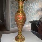 Egyptian Brass Vase 39cm
