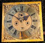 OBEDIAH CLUER OF LONDON 8 day LONGCASE CLOCK DIAL+movent 12iNCH C 1730