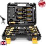 Heavy-Duty Magnetic Screwdriver Set 42-Piece Cross/Flat Heads, Premium Precision