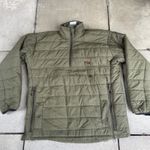 TF Gear Men’s XXL Puffer Jumper Top Carp Fishing Front Pocket All Zips Khaki 