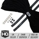 Black VW Transporter T5 / T6 Campervan Curtain Sets - Combo / Package Deals