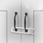 6 Packs Sliding Cabinet Locks Child Safety Great for Baby Proofing