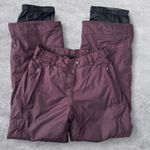 Obermeyer Plum Purple Insulated Ski Snowboard Pants Size 8 Adjustable Waist