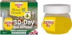 Zero In 30-Day Gel Diffuser, Natural Citronella, Mosquito Repeller, Indoor... 