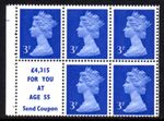 1971 - 3p BOOKLET PANE OCP/PVA PERF "AP",  FINE MNH