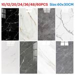 10-72X IXPE Marble Tiles Wall Sticker Self-Adhesive Stick Kitchen Bathroom Decor