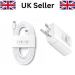 45W Fast Charger + 1.8m Cable, Type-C USB Adapter for Galaxy Phones (UK)
