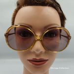 RARE VINTAGE ZEISS WEST GERMANY PORTRAIT 56[]14B 130MM OVERSIZE AMBER FRAME ONLY