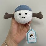 Jellycat Amuseables Golf Ball Bag Charm Sports Keychain Plush Toy Doll Xmas Gift