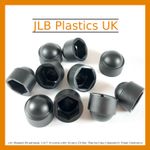 Black Plastic Nut Cap Bolt Cover Dome M4 M5 M6 M8 M10 M12 M14 M16 M18 M20 M22 24