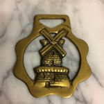 Vintage Horse Brass WINDMILL PEERAGE