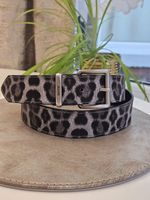 Leopard Belt 47" Women Wide Animal Print Waist Plus Size Jeans Belt