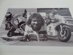 MOTORSPORT LEGEND & WORLD CHAMPION 1976 1977 SUZUKI BARRY SHEENE A4 PRINT