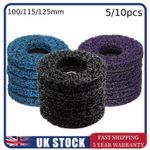 5/10Pcs Poly Strip Disc Abrasive Wheel Paint Rust Removal For Angle Grinder