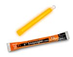 12 Hour 6” SnapLight (15cm) Orange lightstick ( Cyalume® Branded) glow stick NEW