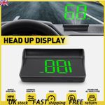 Digital HUD Speedometer MPH Car Head Up Display GPS Speed Meter windscreen Front